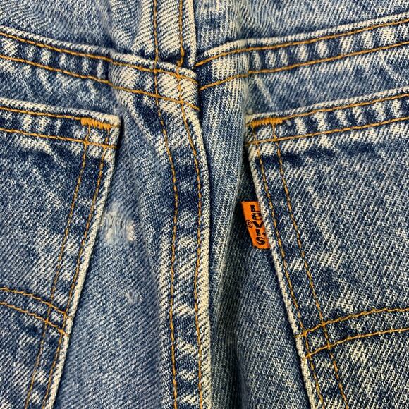 Levis 951 Orange Tab Mom Jeans Size 12 M Relaxed Fit 32X31 100% Cotton USA 90s - Picture 3 of 9